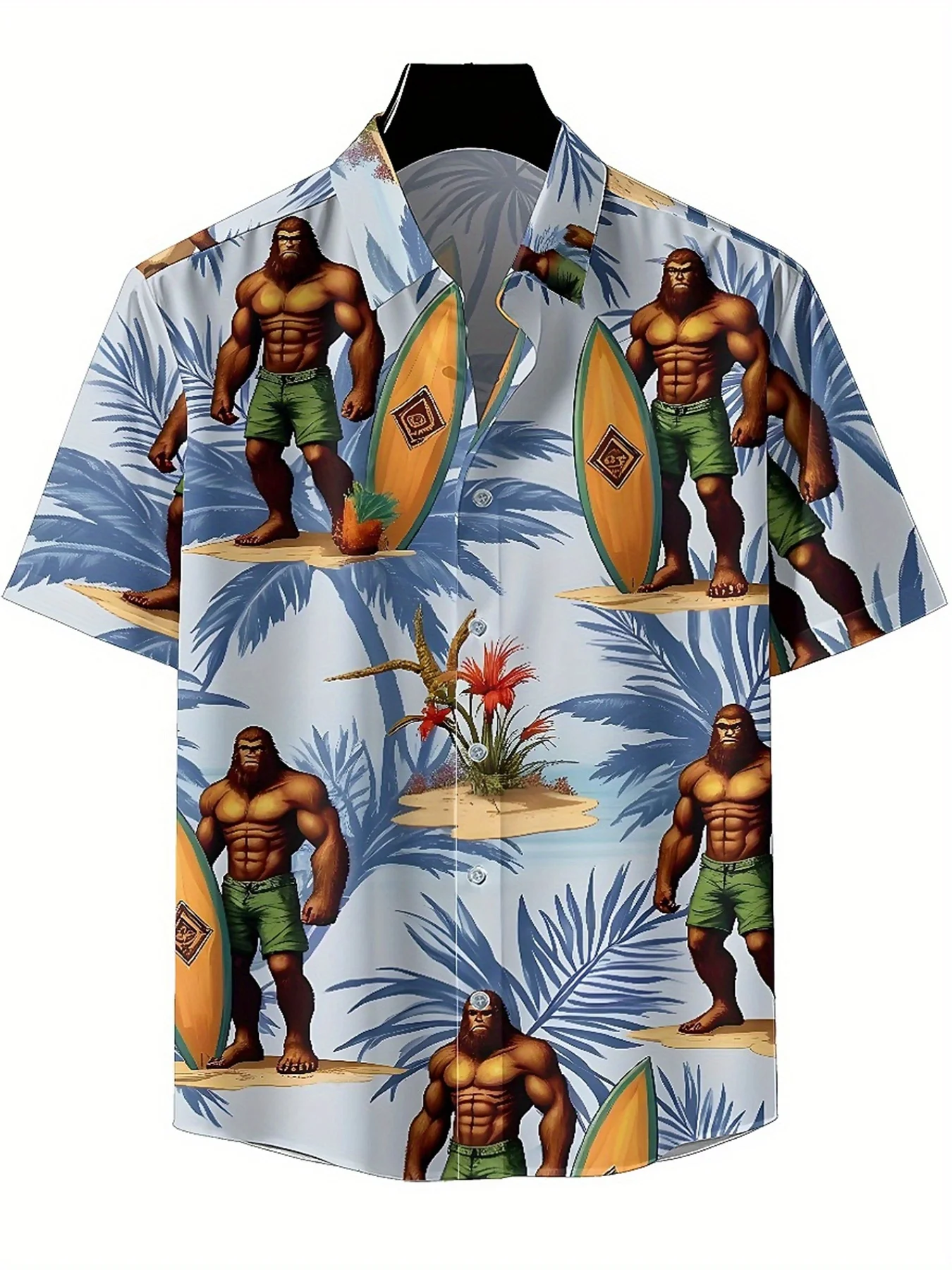 Мужские гавайские рубашки больших - Фотография_2