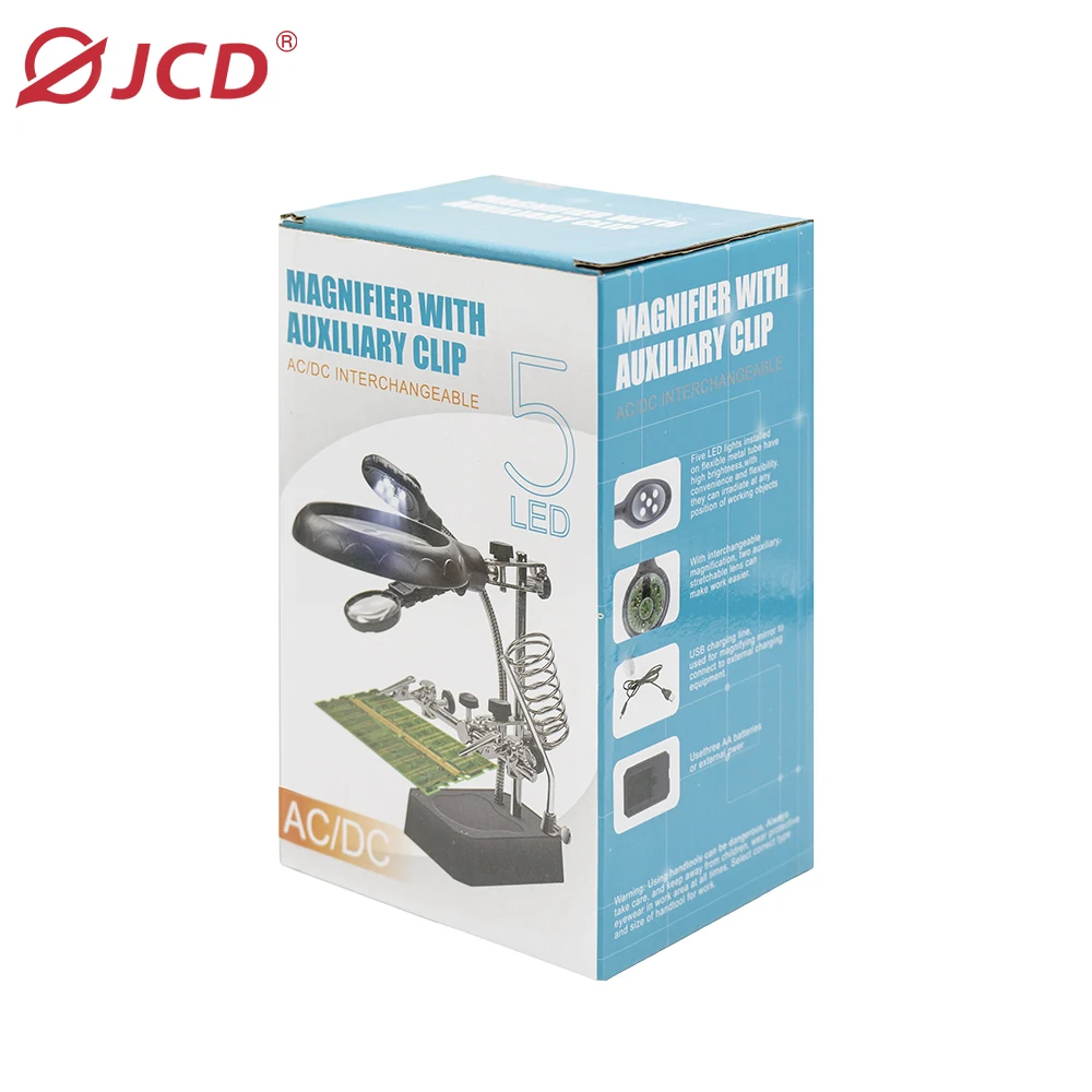 Jcd 3-в-1 сварочное увеличительное стекло со светодиодной подсветкой - Фотография_2