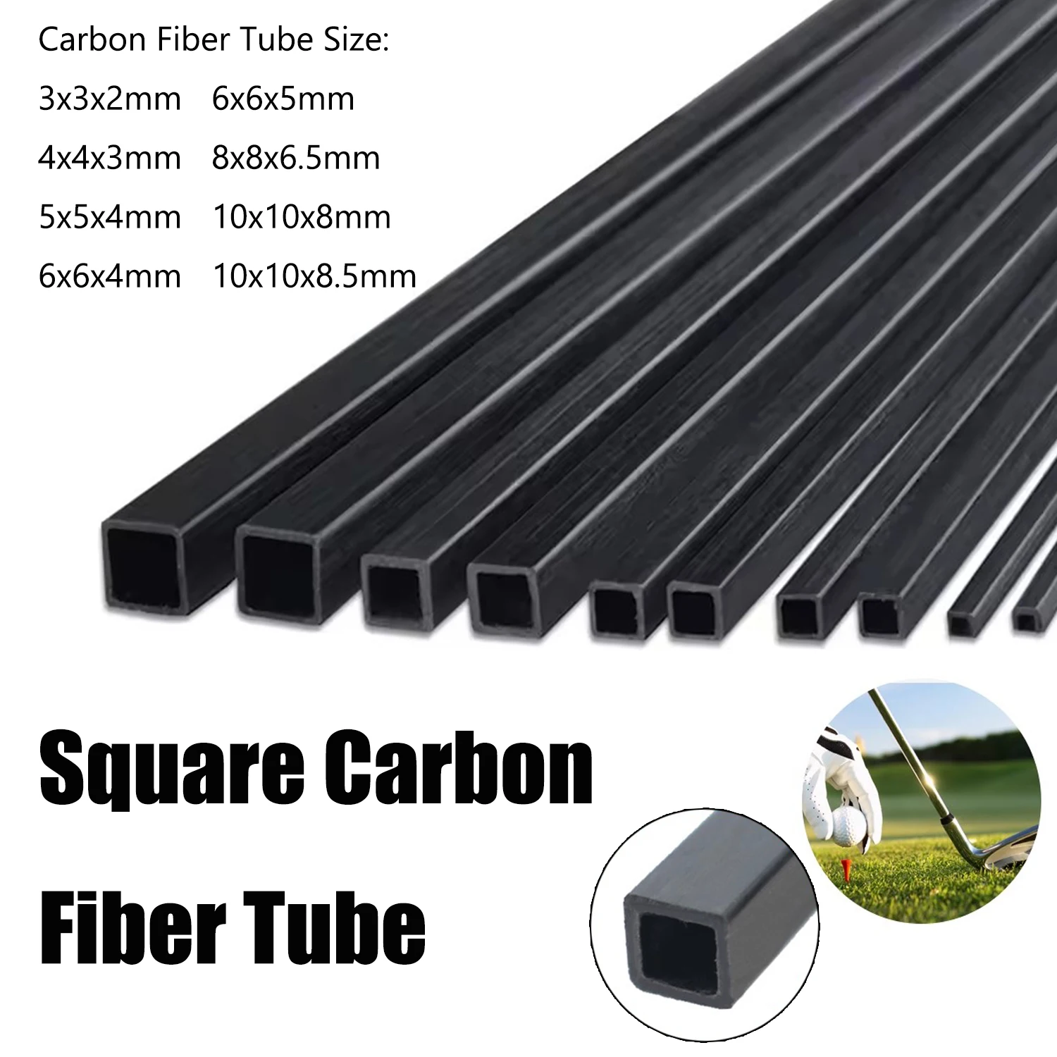 Квадратная трубка из углеродного волокна - Фотография_4