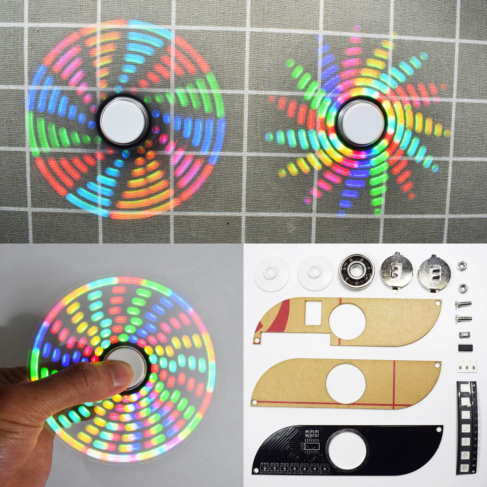 Diy полноцветный светодиодный высокоскоростной