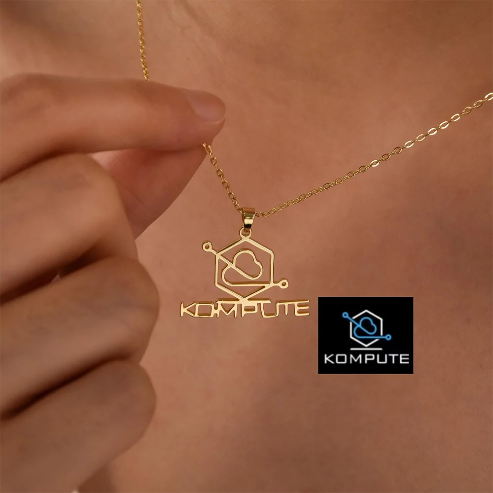 Ожерелье с логотипом компании по индивидуальному заказу