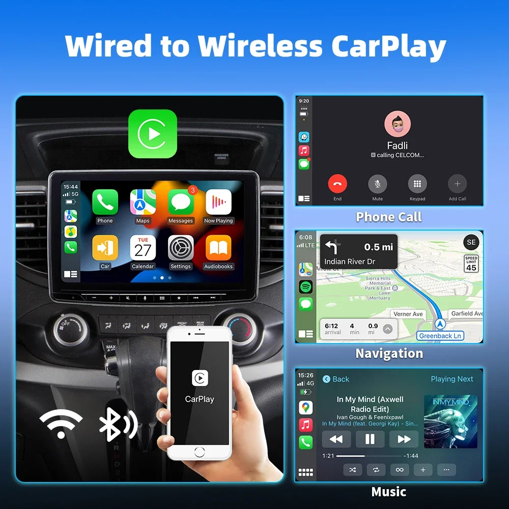 Kmind 2 в 1, беспроводной ключ carplay - Фотография_4