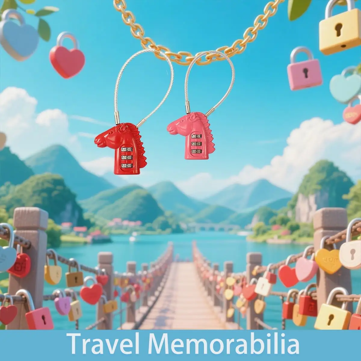 Кодовый замок в форме лошади - Фотография_2