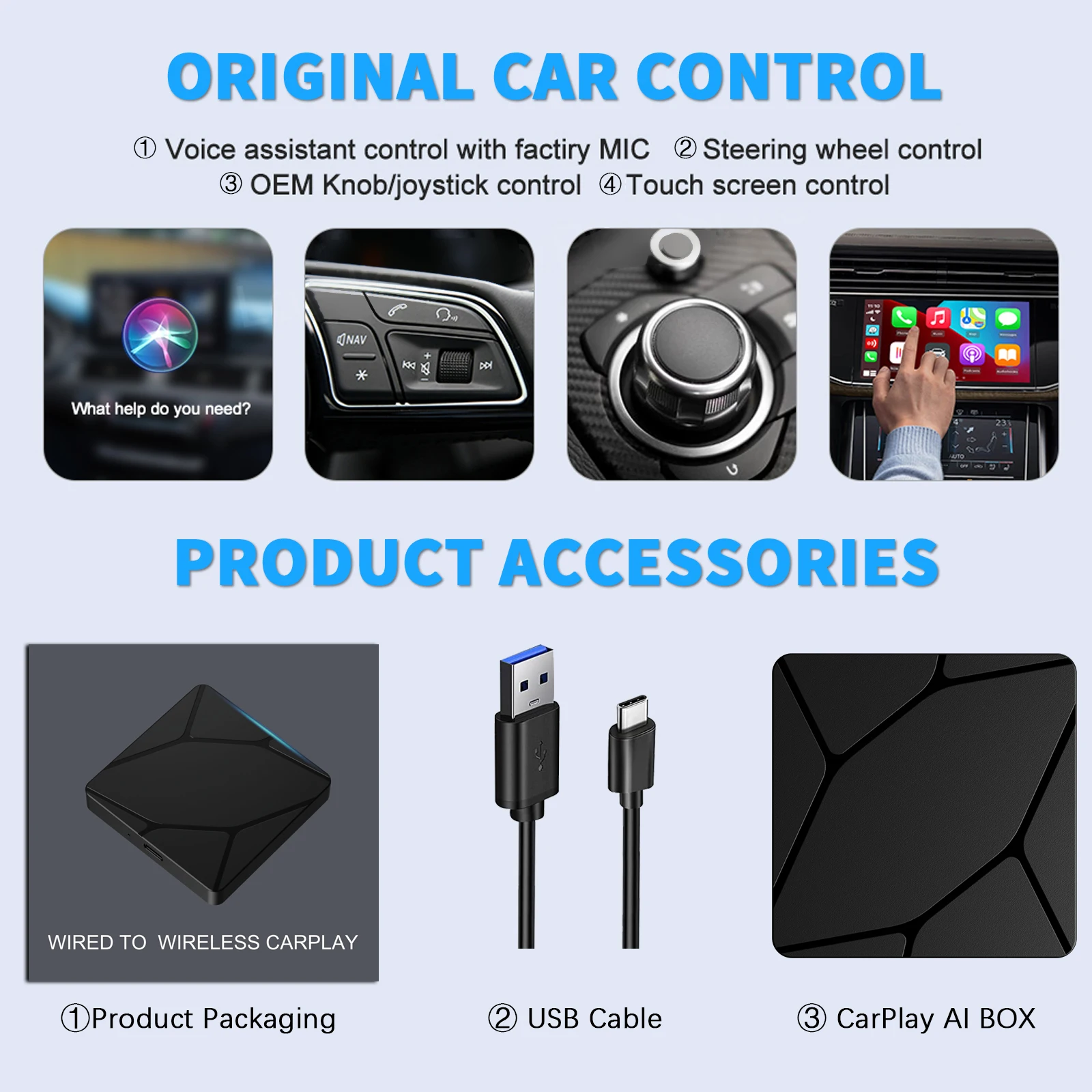 Беспроводной адаптер carplay binize - Фотография_5