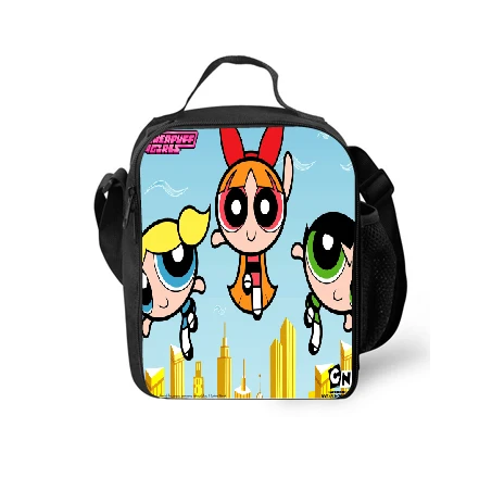 Прочная сумка-холодильник с героями мультфильмов для девочек powerpuff - Фотография_6