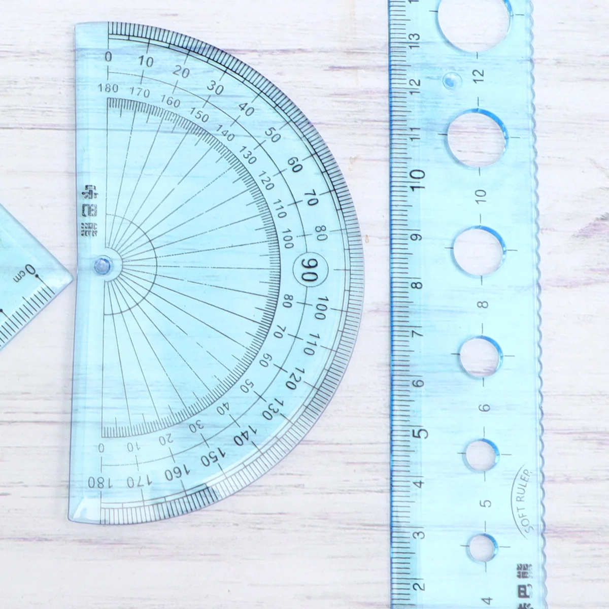 Комплект, гибкие прозрачные школьные