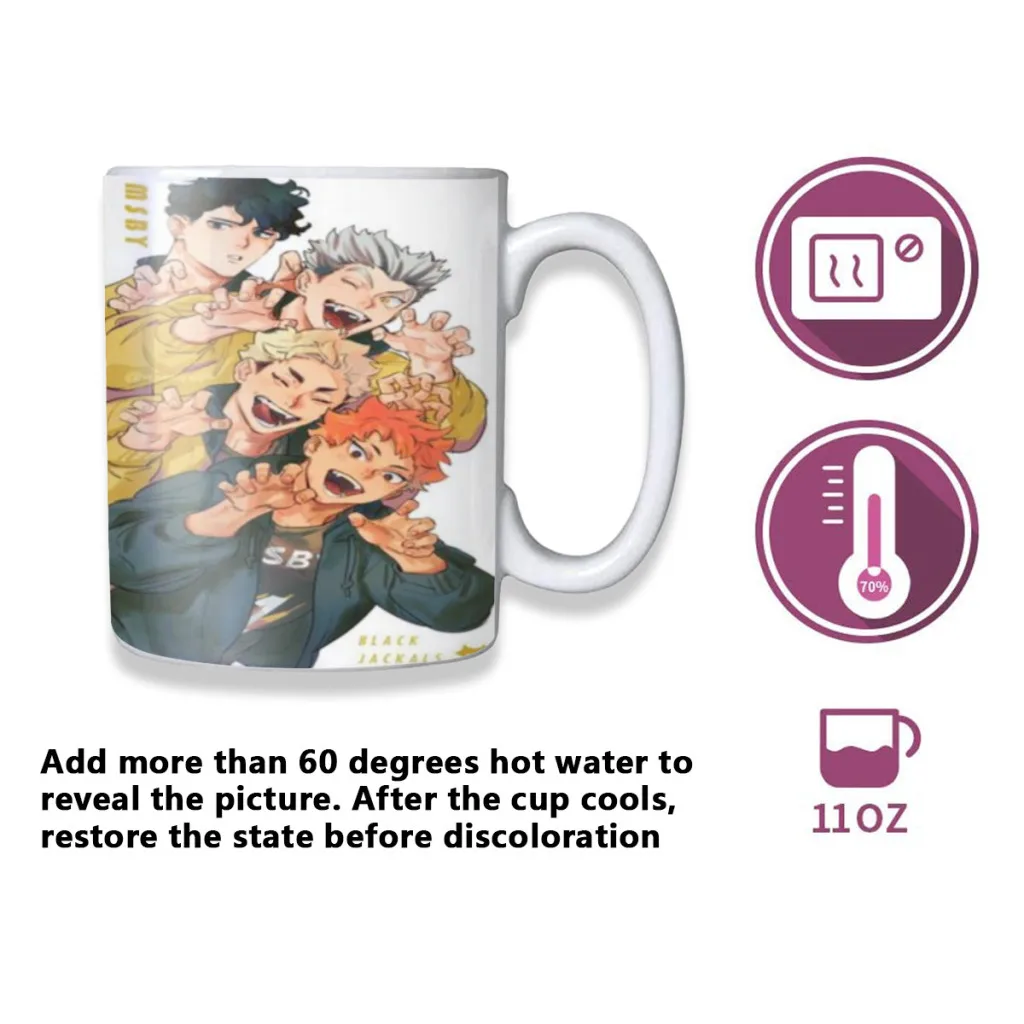 Haikyuu цельные кофейные кружки - Фотография_4
