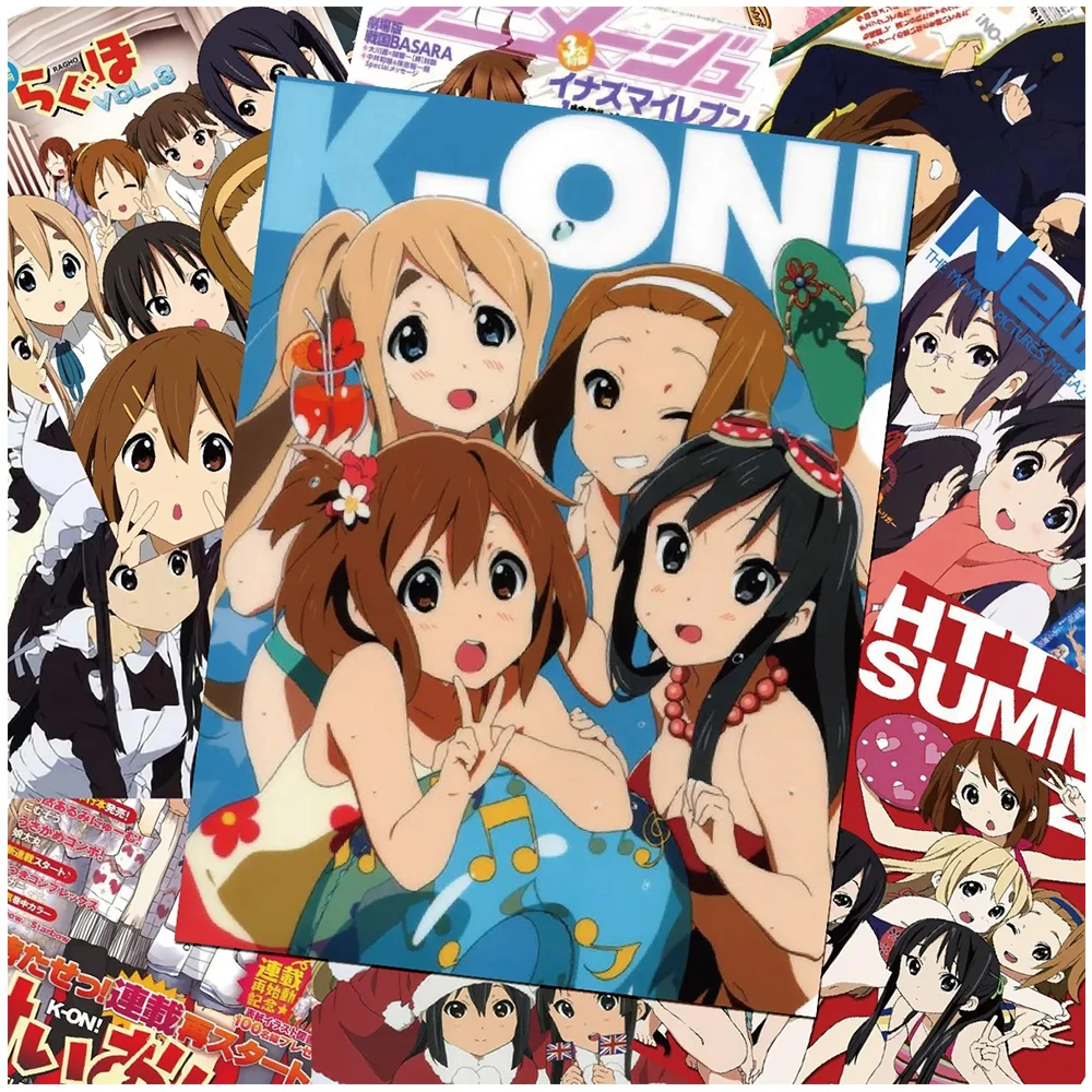 Милый аниме k-on！ плакат наклейки - Фотография_2