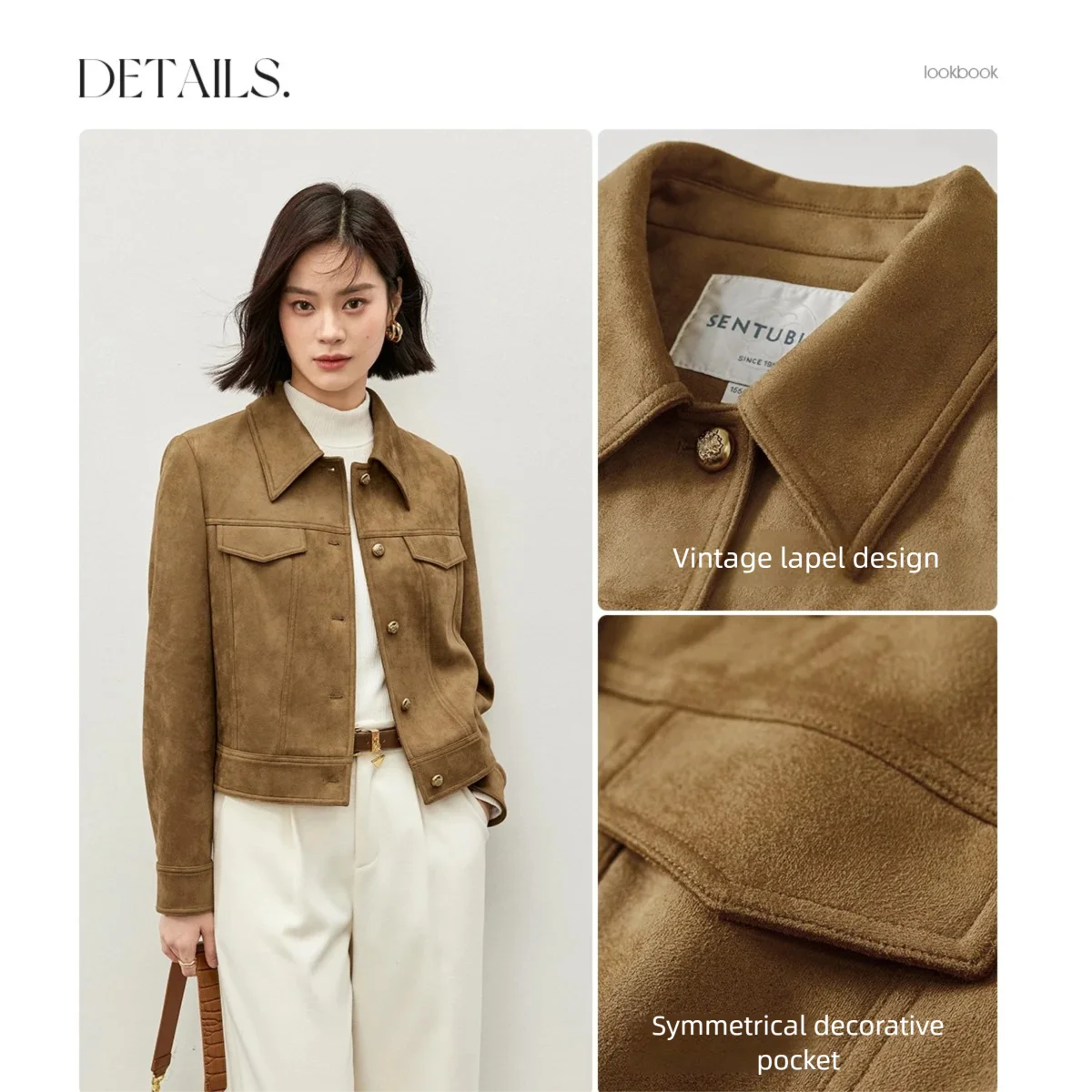 Sentubila женские куртки из искусственной замши - Фотография_6