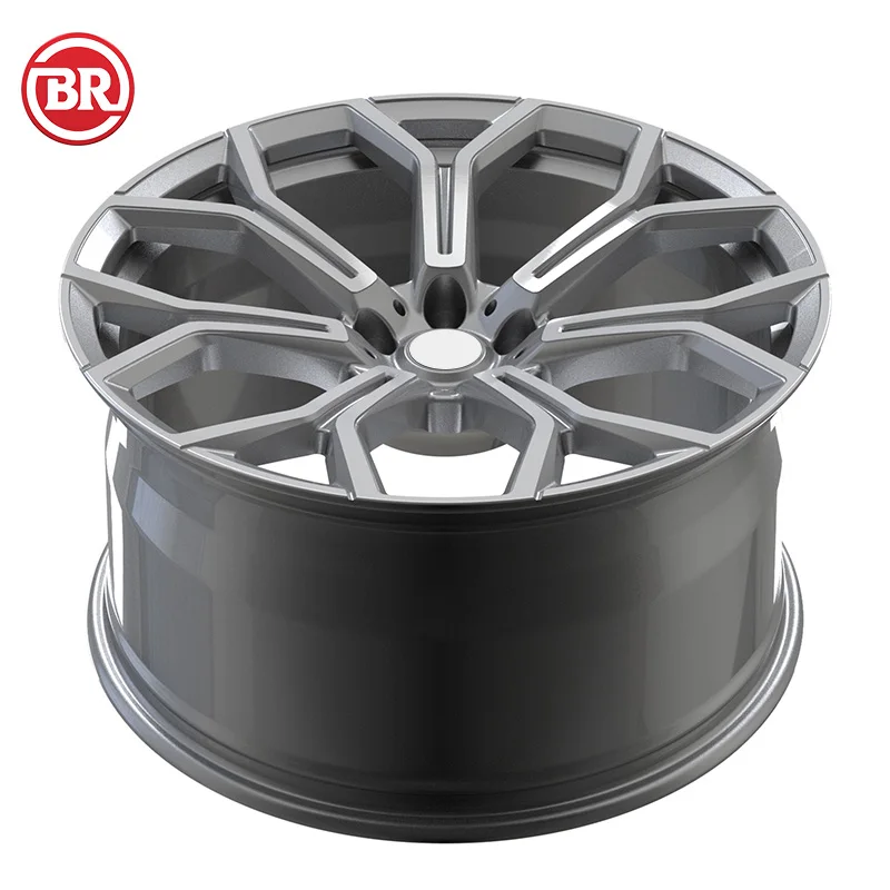 Кованые колеса для гоночных автомобилей на заказ 5x112 5x120 5x114 - Фотография_4