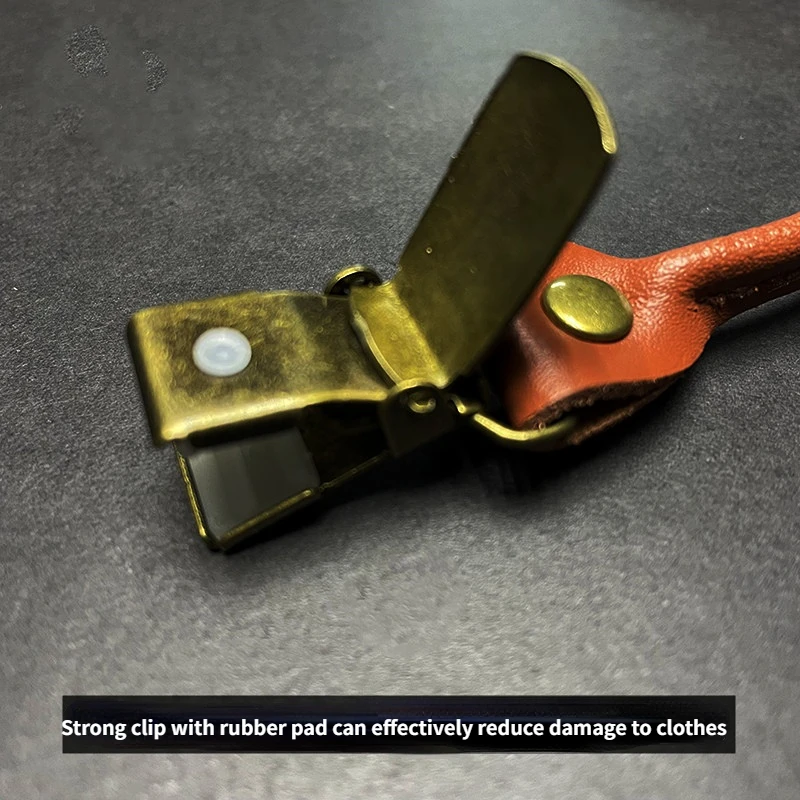 Широкие мужские подтяжки 30 мм цвета хаки - Фотография_6