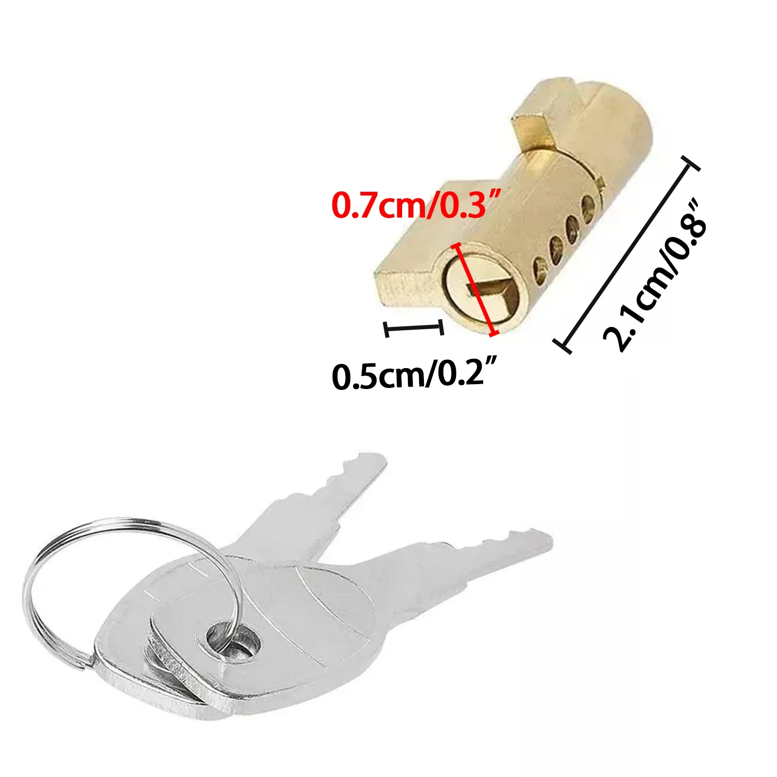 Противоугонный замок сцепного устройства прицепа с 2 ключами - Фотография_3