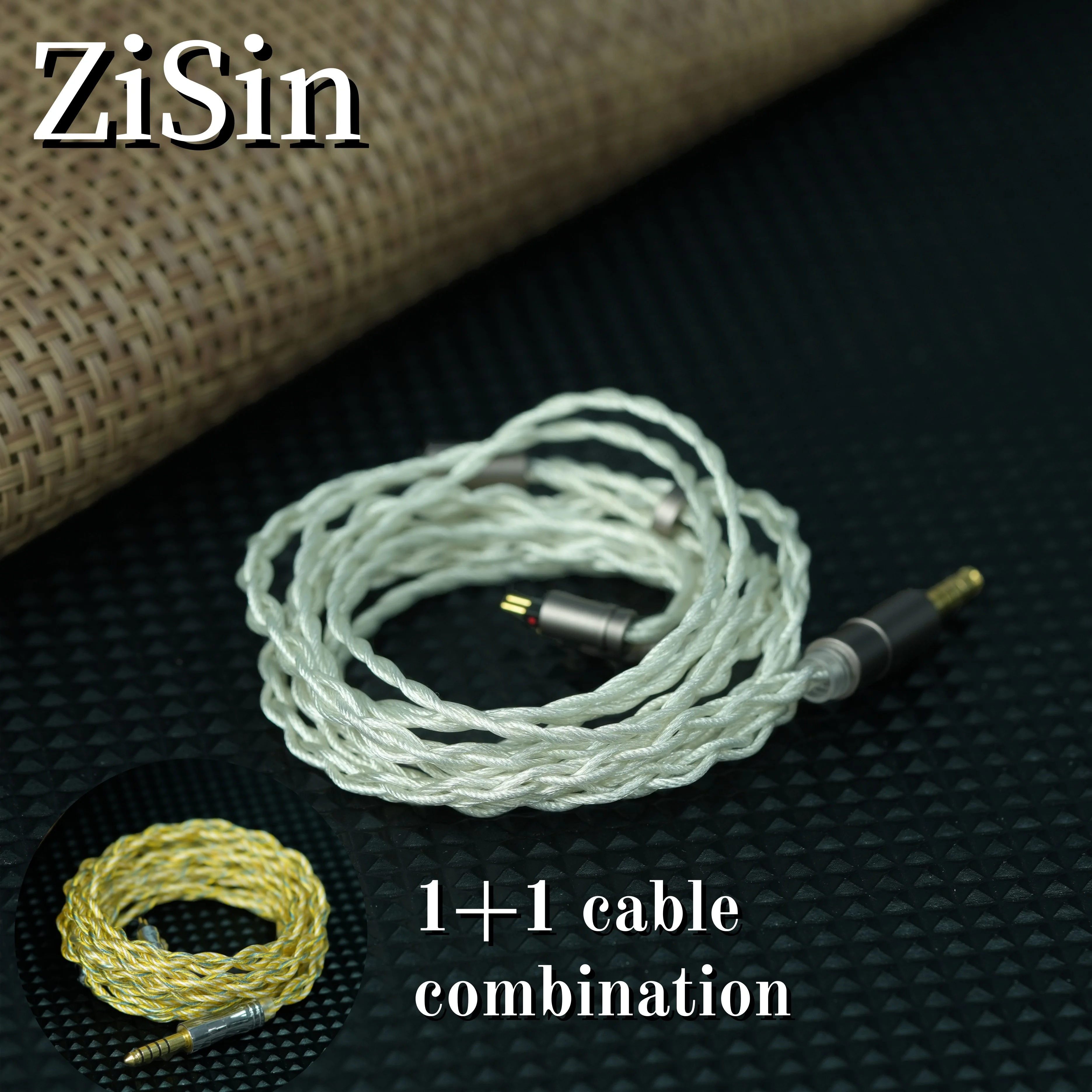 Кабель для обновления наушников zisin hifi 1 + 1 комбинация с 3