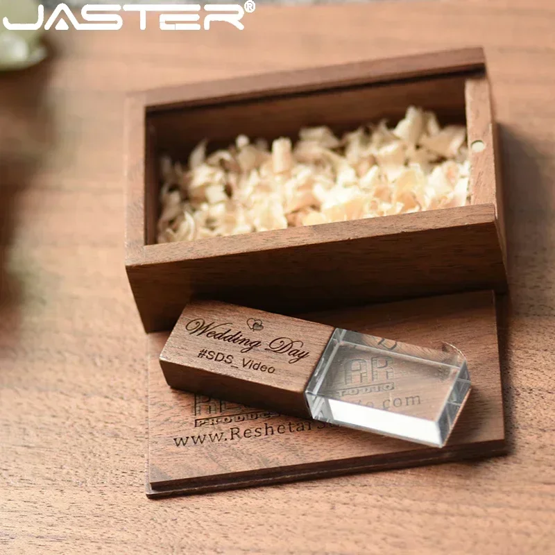 Jaster crystal деревянная usb-флешка - Фотография_2