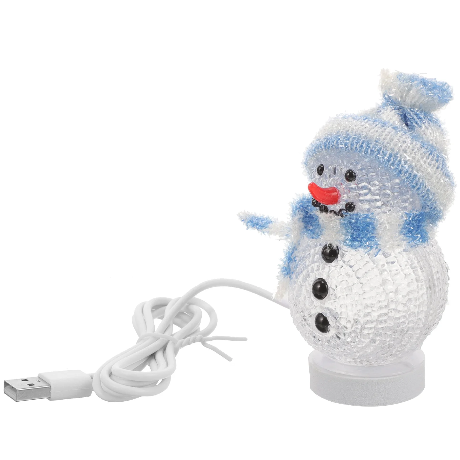 Светодиодный ночник со сменным снеговиком и питанием от usb - Фотография_4