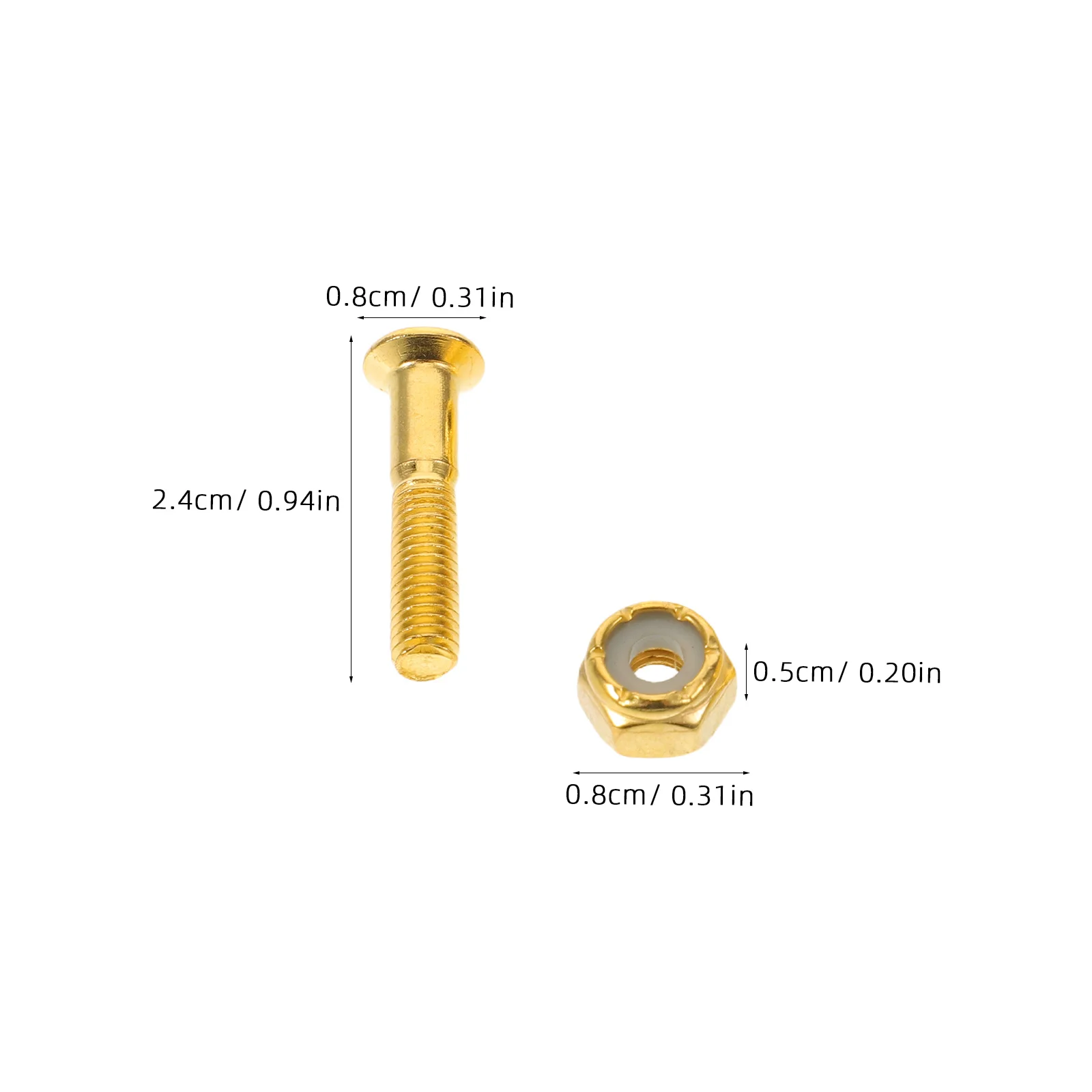 8 комплектов оборудования для скейтборда m5x24 мм - Фотография_5