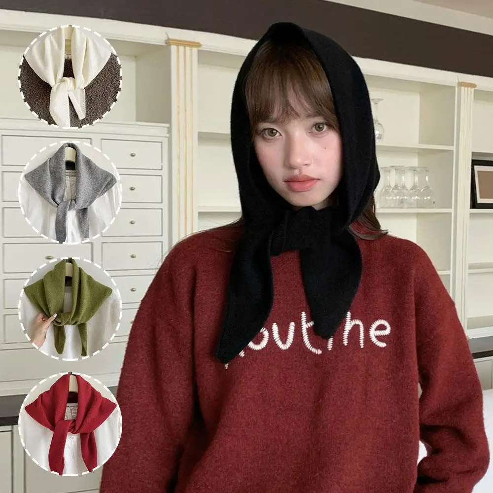 Новый шерстяной вязаный шарф