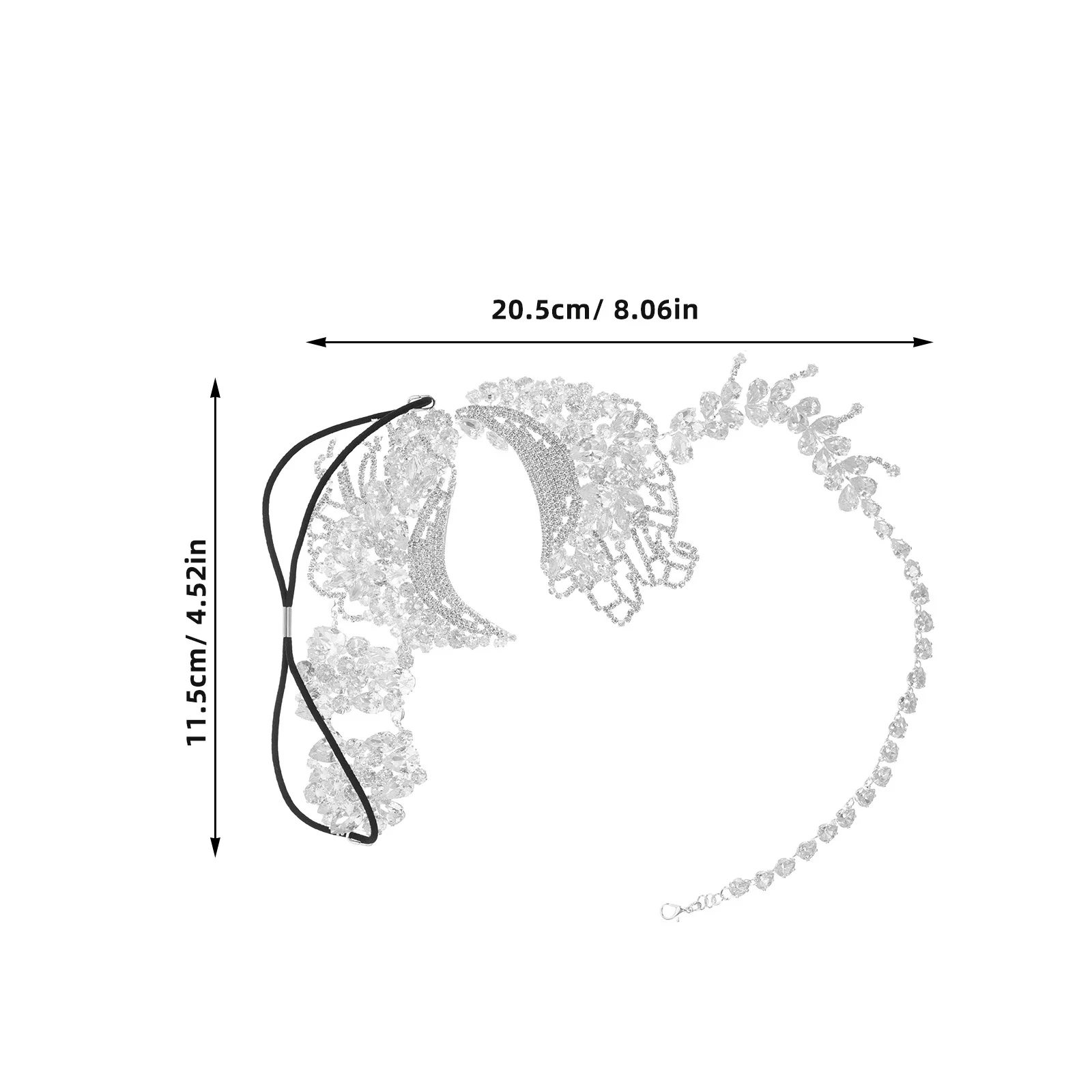 Маскарадная маска со стразами - Фотография_4