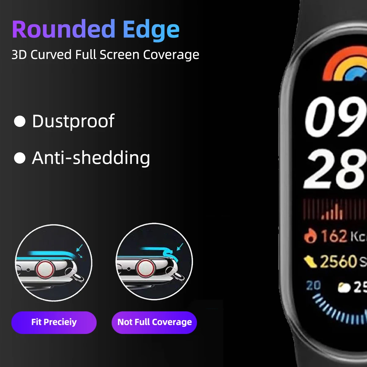 Защитная пленка для экрана xiaomi mi band 9 - Фотография_2