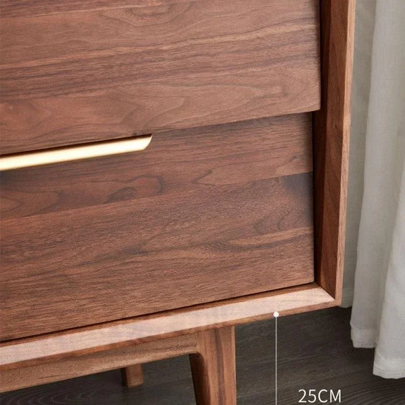 Современный простой шкафчик для спальни из цельного дерева - Фотография_5