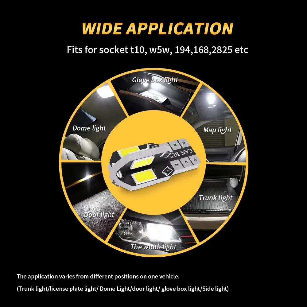 T10 car led light bulb w5w led - Фотография_6