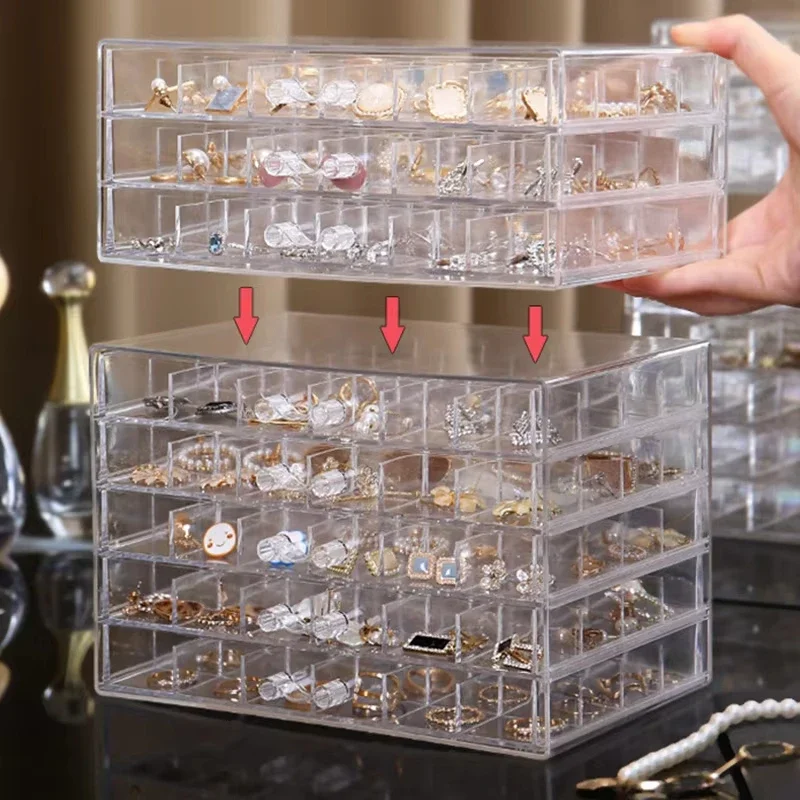 Прозрачный ящик для хранения ювелирных изделий - Фотография_2