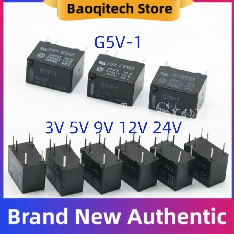 G5v-1-3 в 5 в 9 в 12 в 24 в 6 контактов