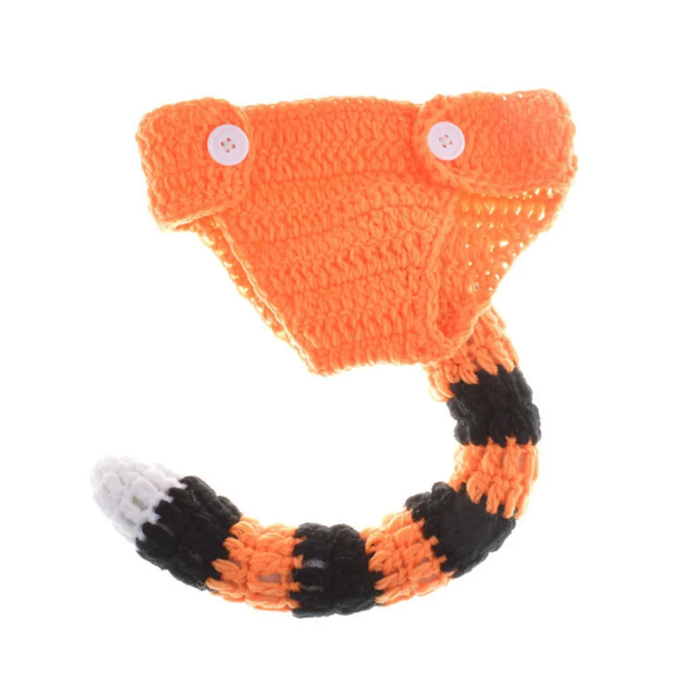 Детская шапка, вязаный дизайн с тигром - Фотография_4