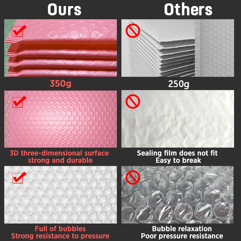 Розовые пенопластовые конверты - Фотография_6