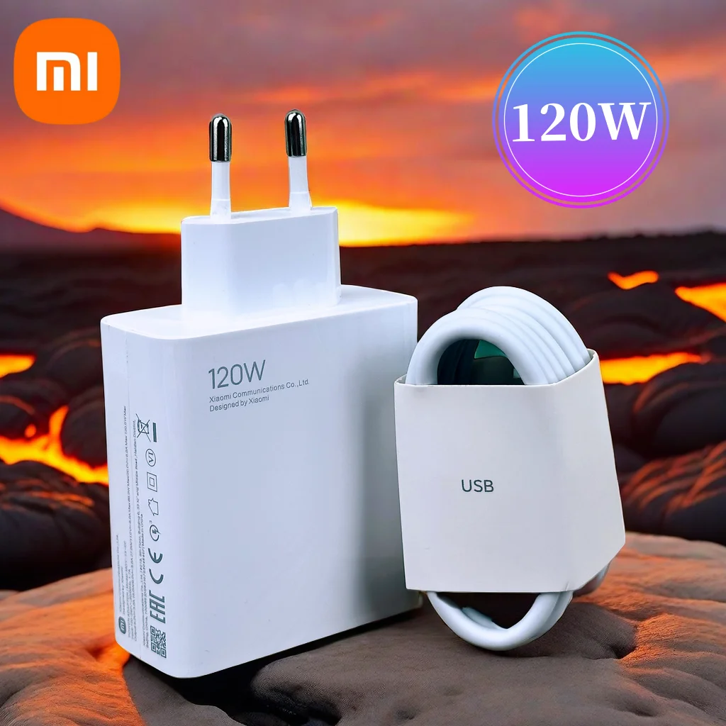 Оригинальное зарядное устройство xiaomi 120 вт