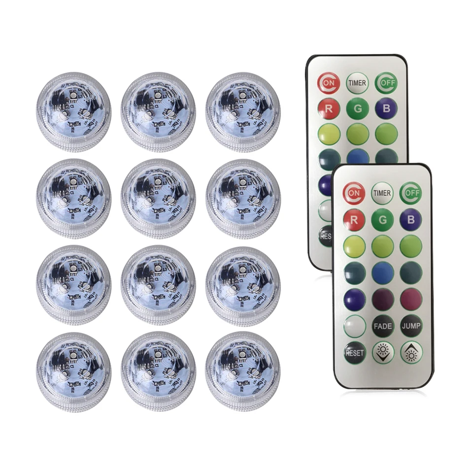 Погружные фонари rgb с дистанционным управлением