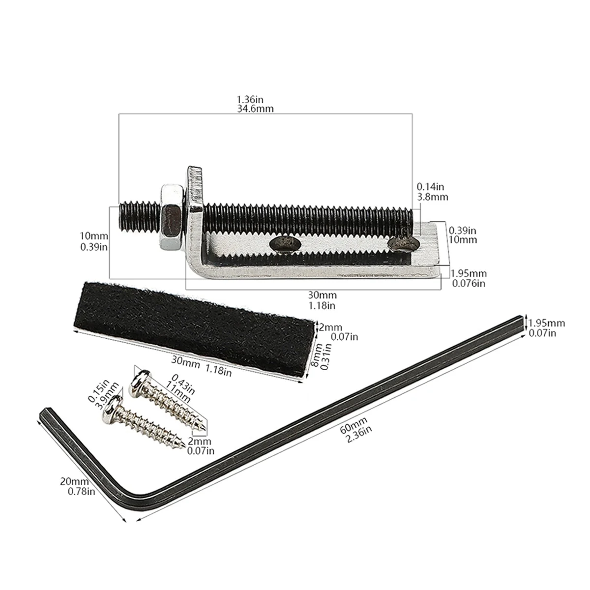 A71p тремоло стопор мостовой стабилизатор для гитары - Фотография_2