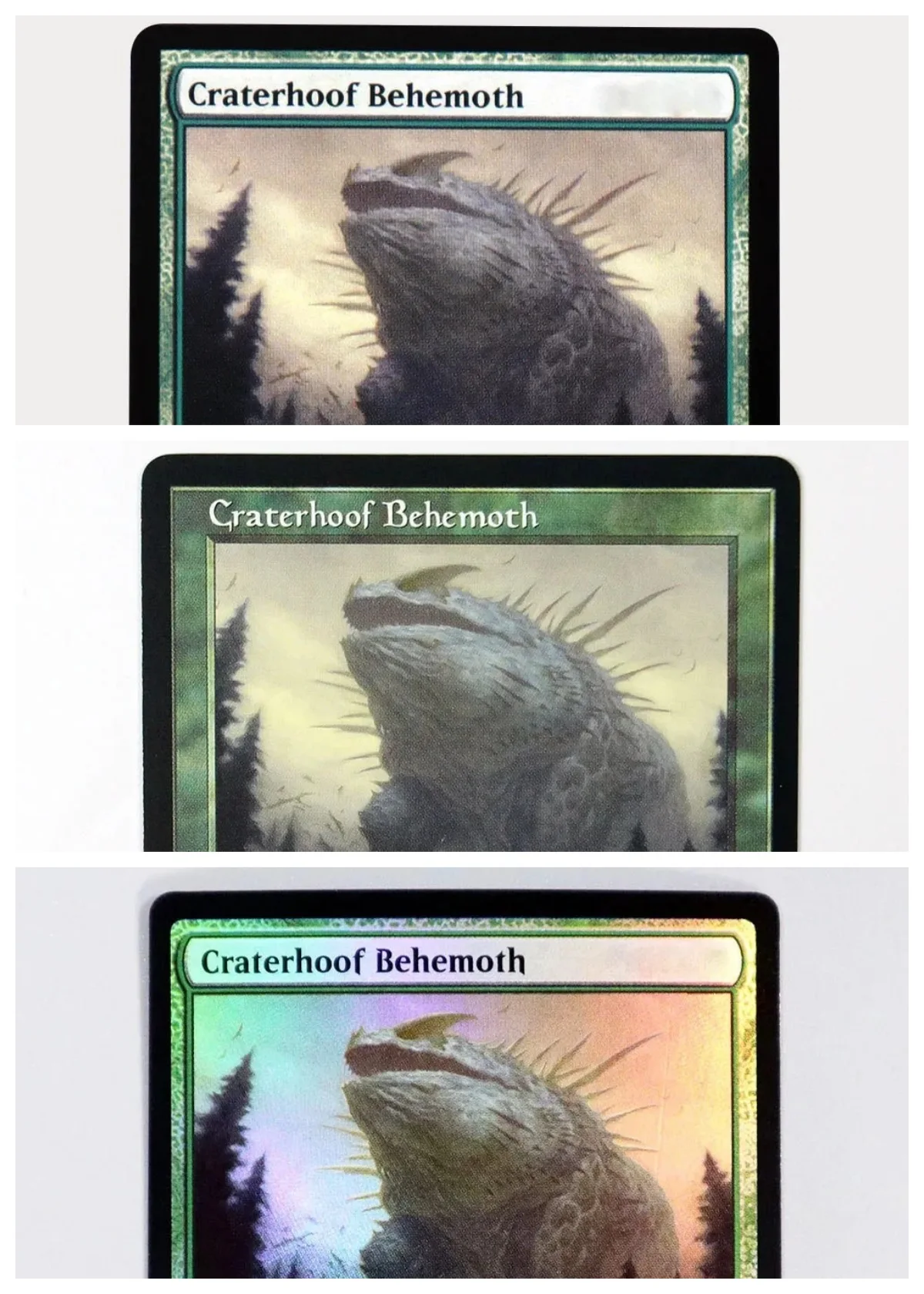 (craterhoof behemoth) holo/foil