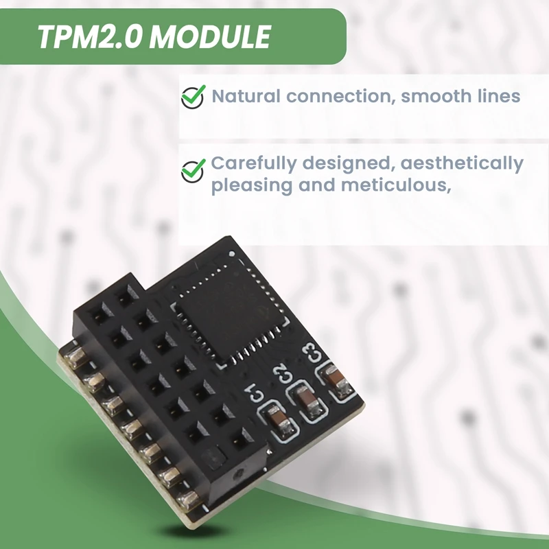 Модуль безопасности xtech tpm tpm2.0 для asus tpm spi - Фотография_2