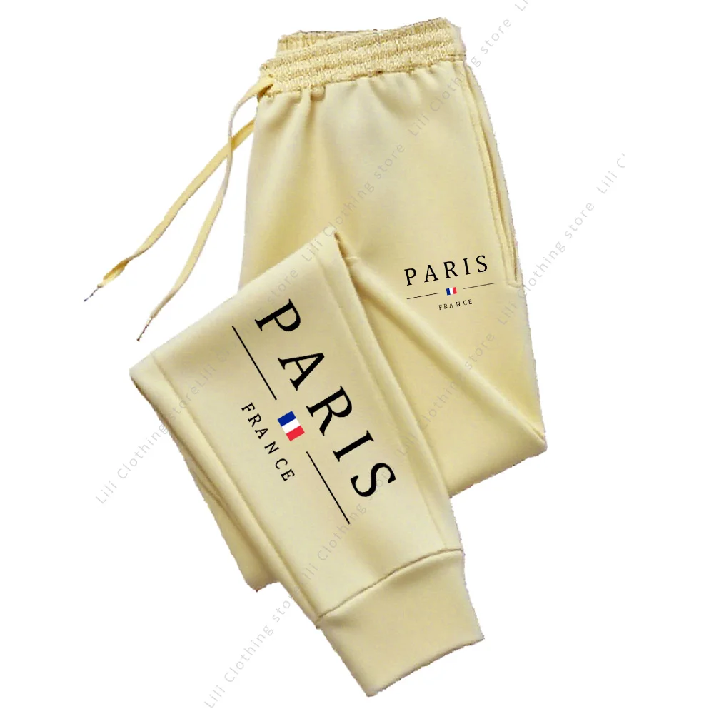 Мужские брюки paris с буквенным графическим принтом - Фотография_4