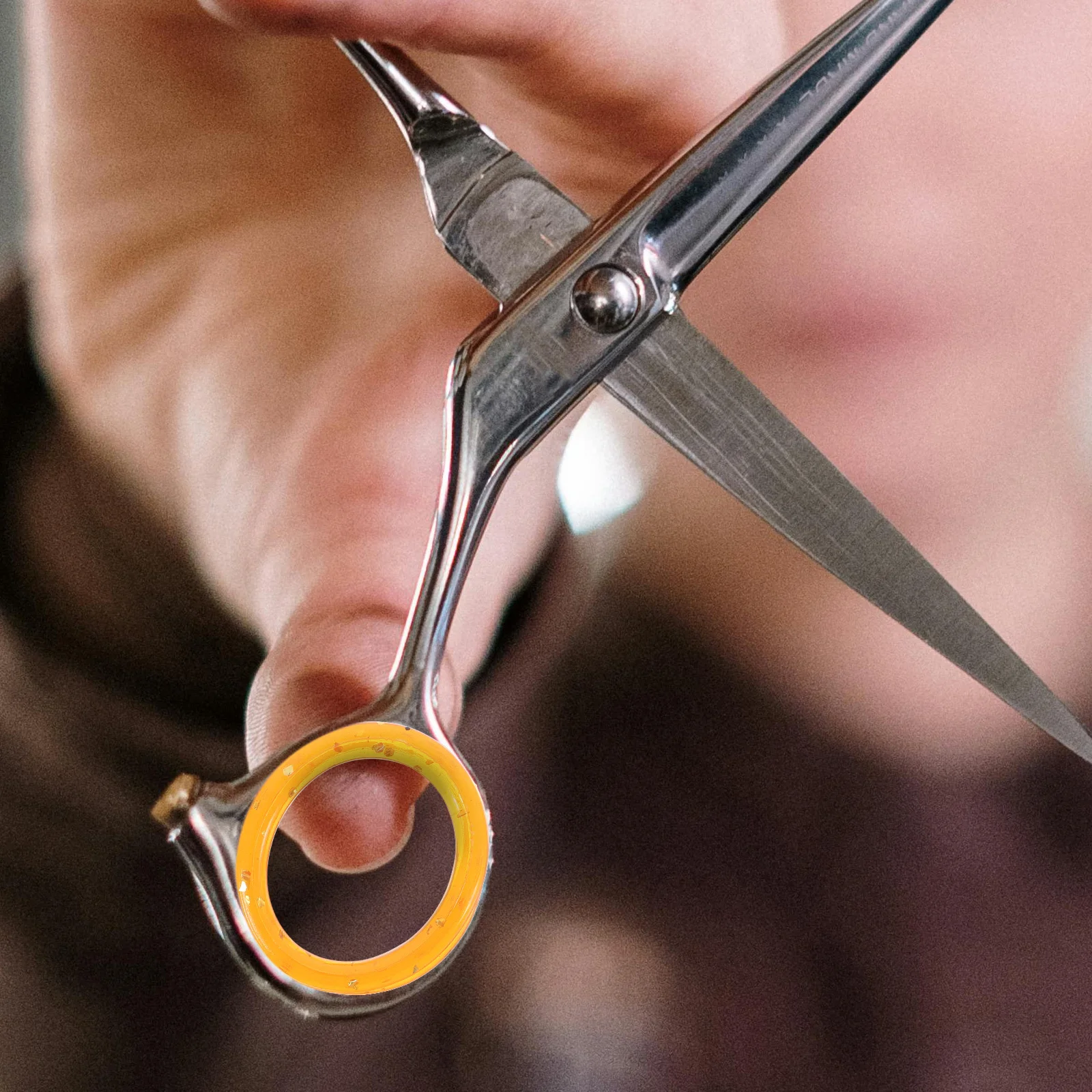 Красочные силиконовые ножницы для защиты пальцев - Фотография_5