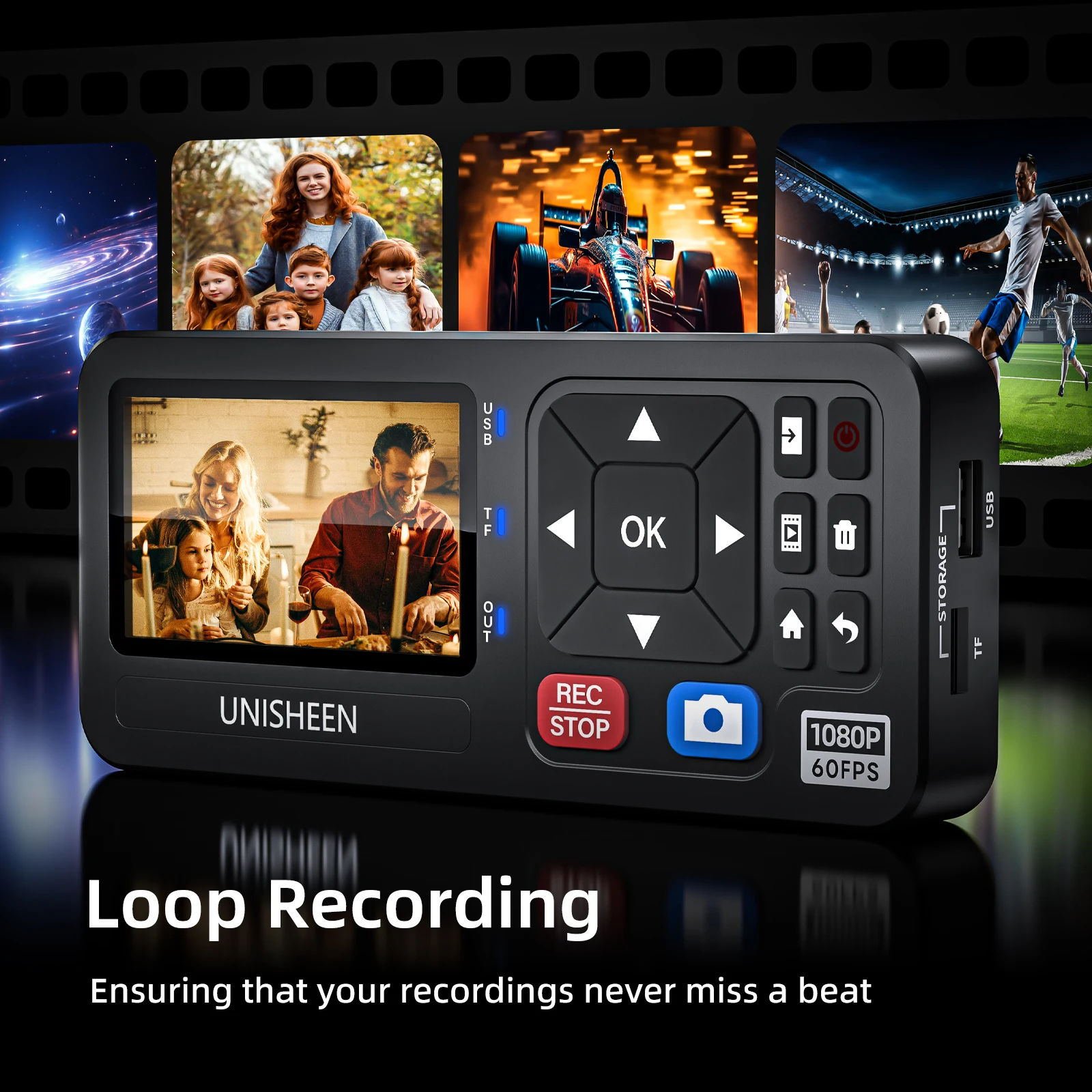 Unisheen 1080p мини-устройство записи видео - Фотография_2