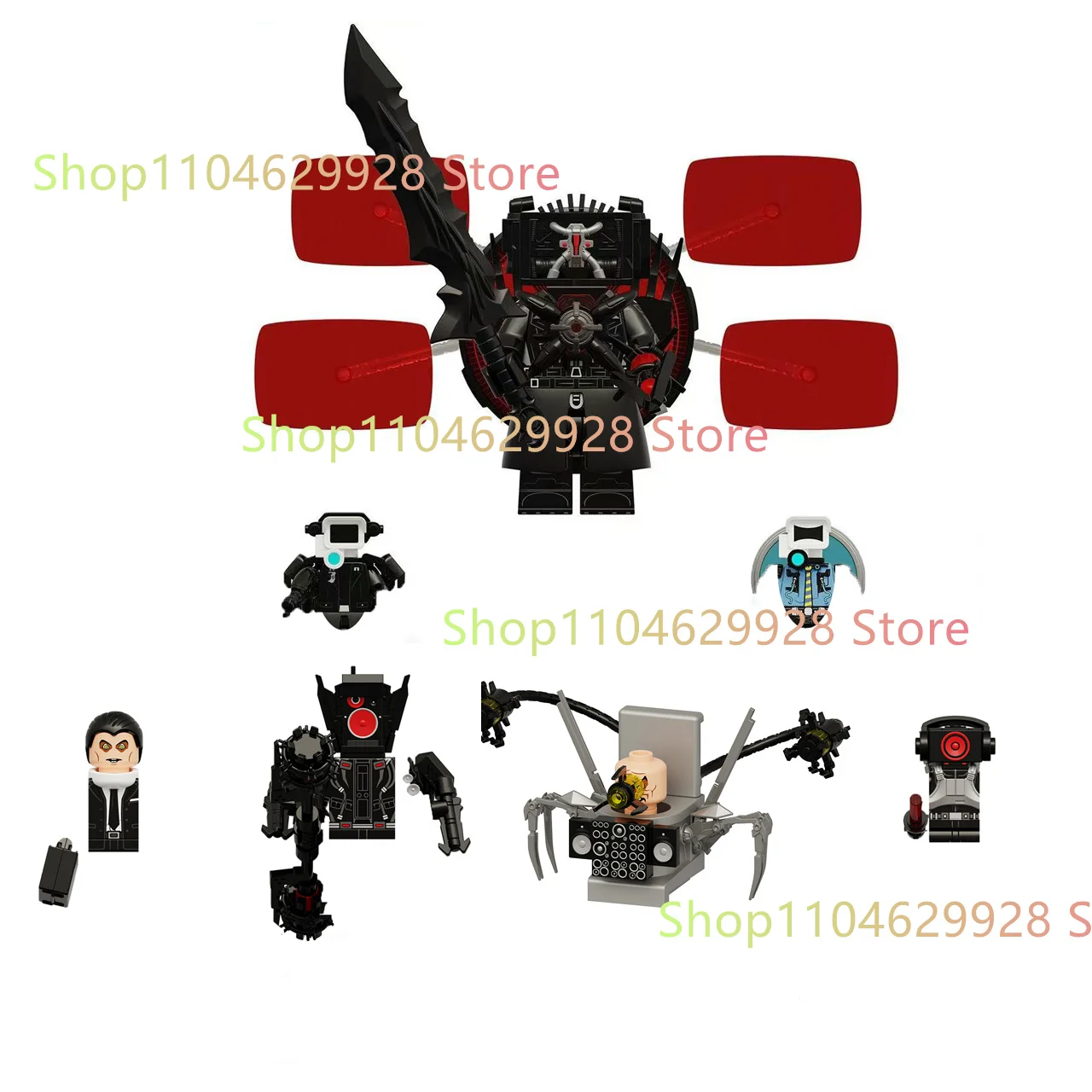 Kdl skibidi, фигурки туалетного человека - Фотография_6