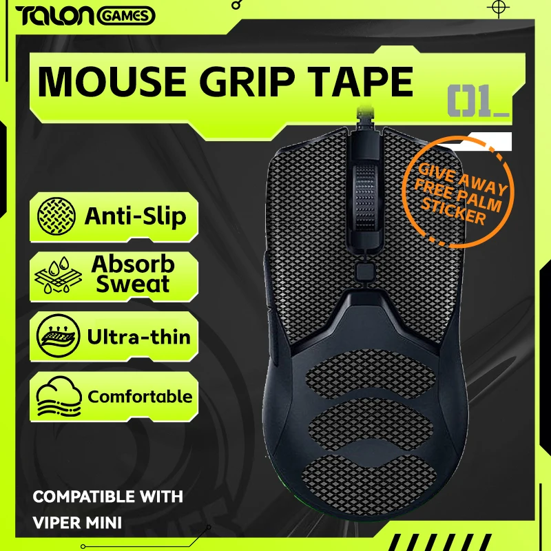 Липкая лента для мыши talongames для razer viper v2 pro - Фотография_5