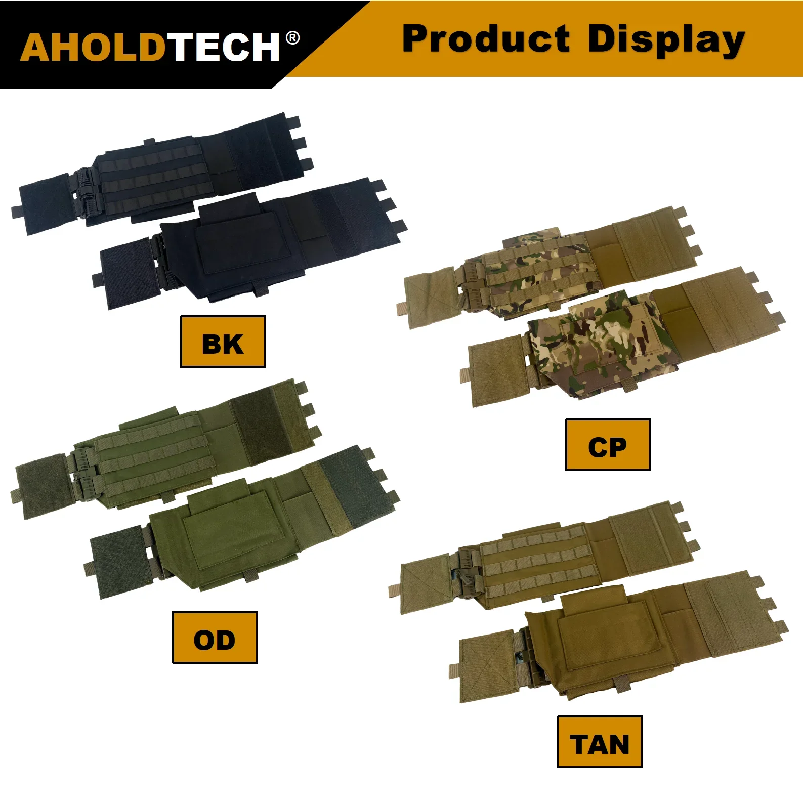 Aholdtech тактический быстросъемный объемный пояс для переноски пластин - Фотография_5