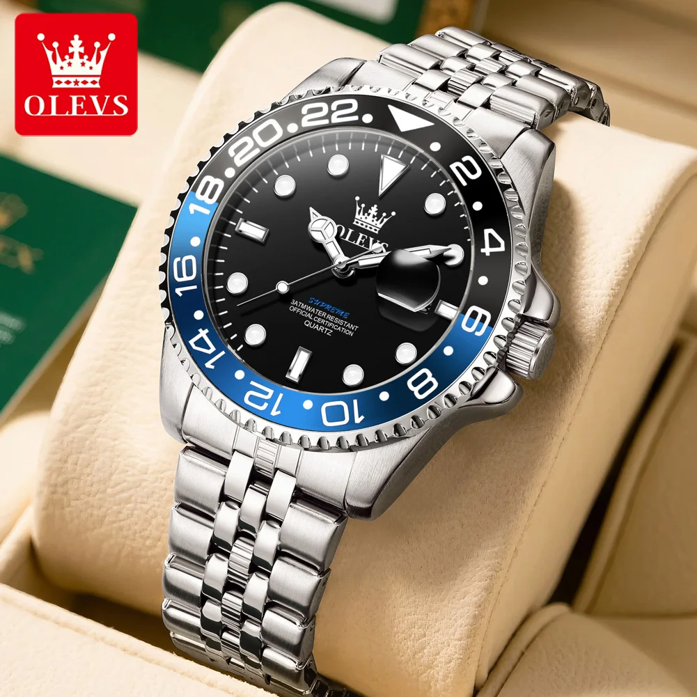 Часы olevs 5657, оригинальные модные - Фотография_3