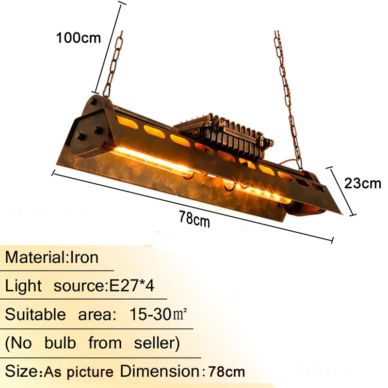 Люстра в индустриальном стиле - Фотография_2