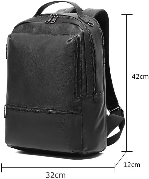 Модный мужской рюкзак из натуральной - Фотография_2