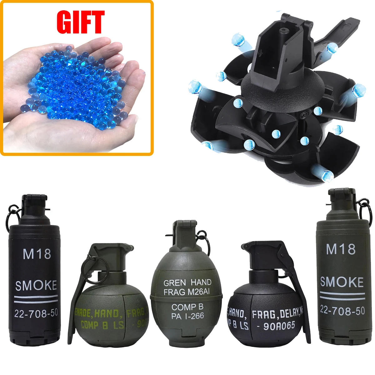 Модель гранаты airsoft smoke m67