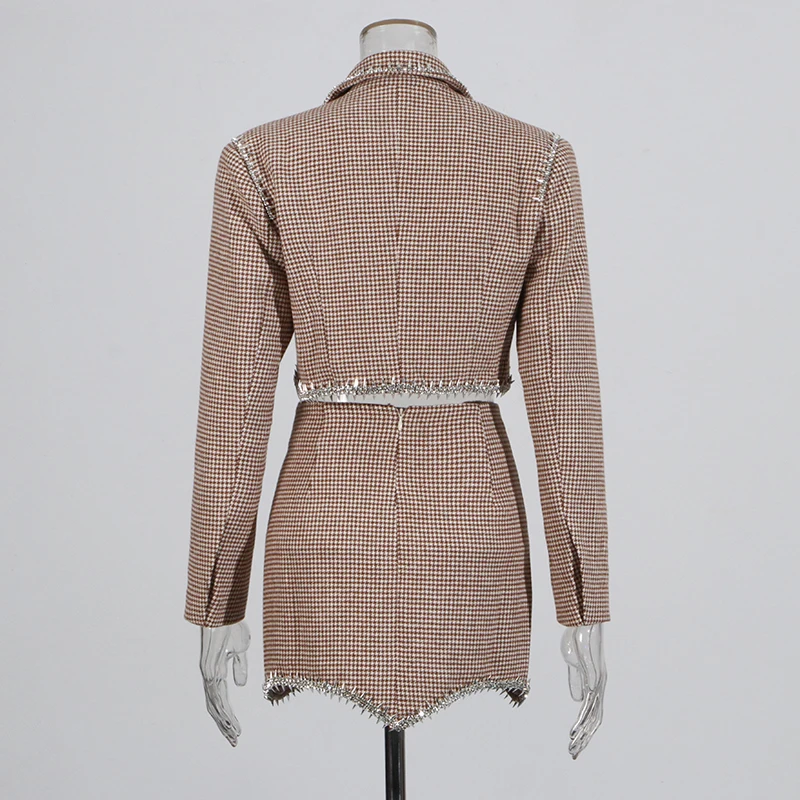 Twotwinstyle однотонный комплект из двух предметов для женщин - Фотография_6