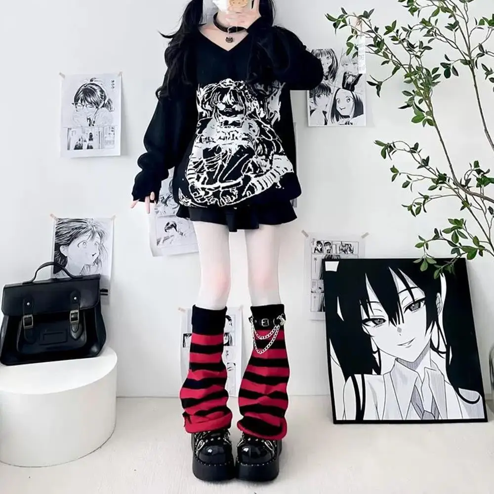 Горячая лолита jk вязаные носки - Фотография_6