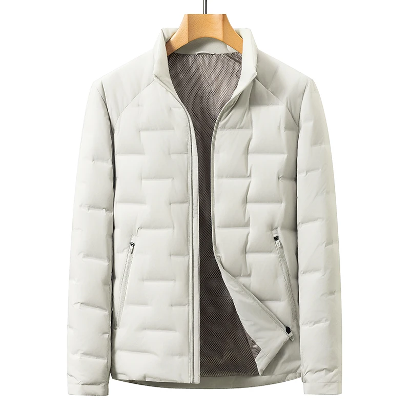 Новые мужские легкие куртки на утином пуху