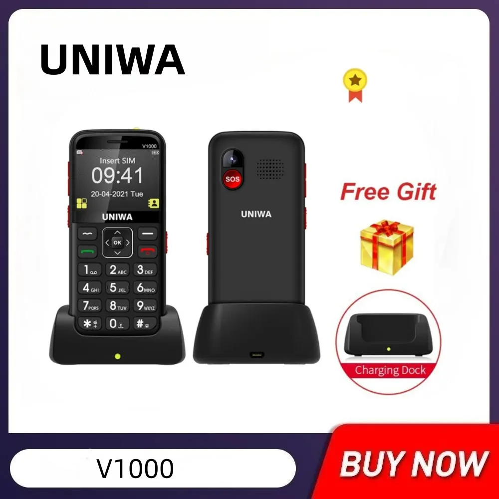 Uniwa v1000 мощный фонарь кнопочный