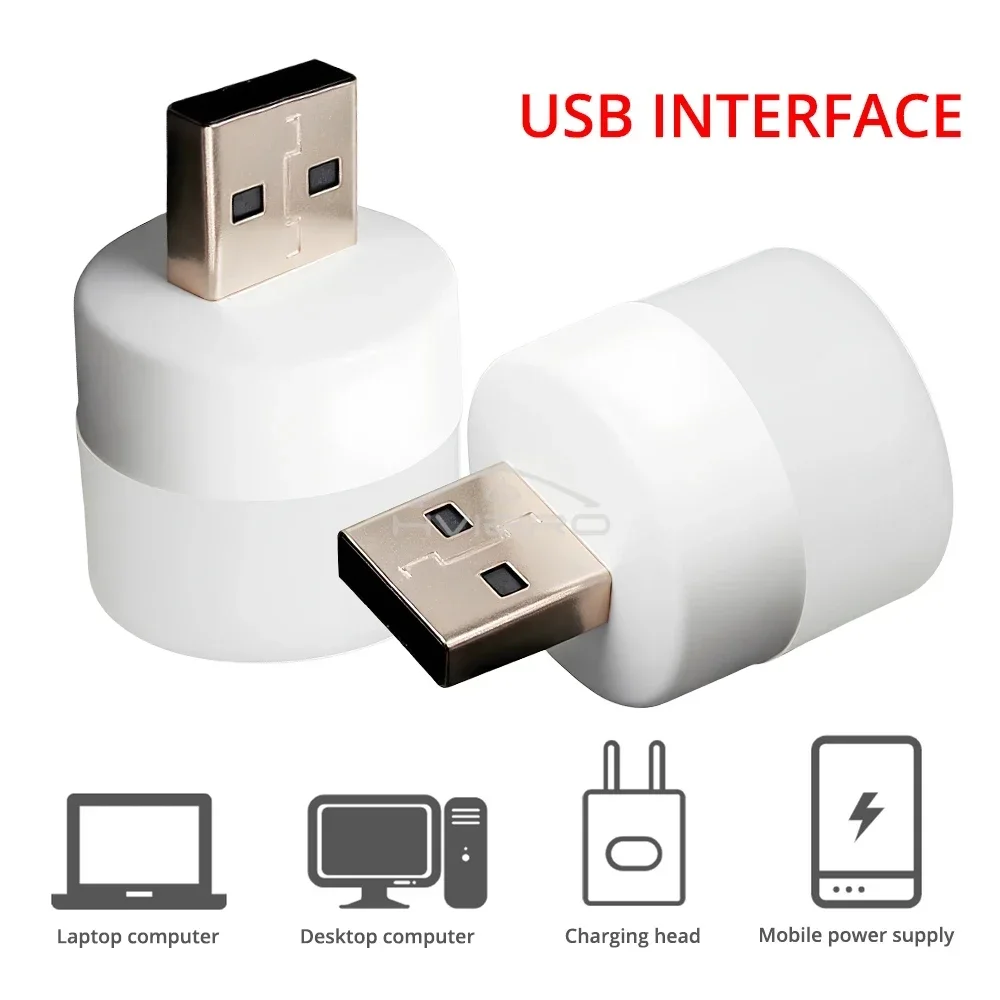 Лампа с вилкой, теплый белый usb светодиод - Фотография_3