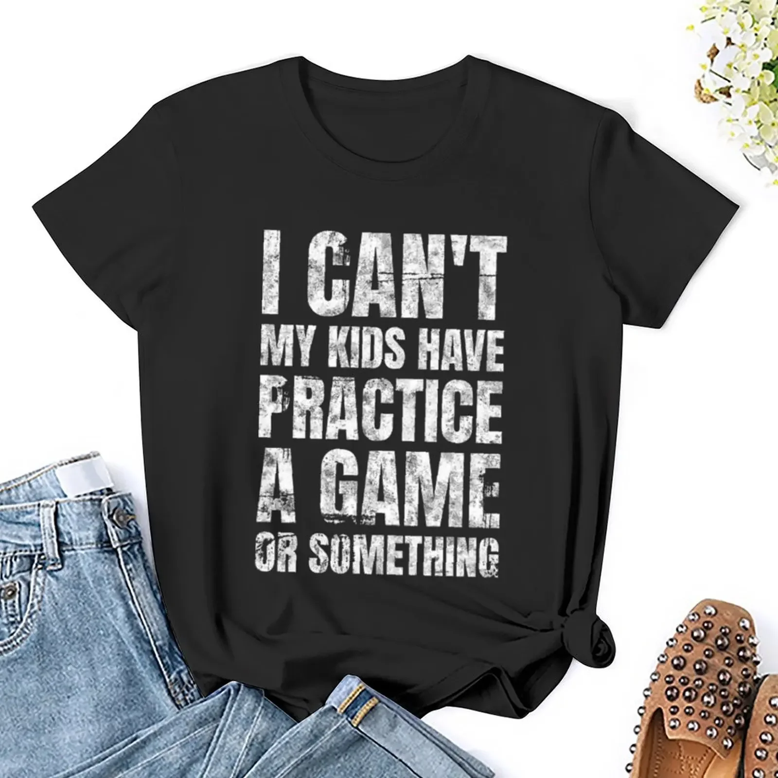 Футболка i can't my kids have practice a game or something - Фотография_5